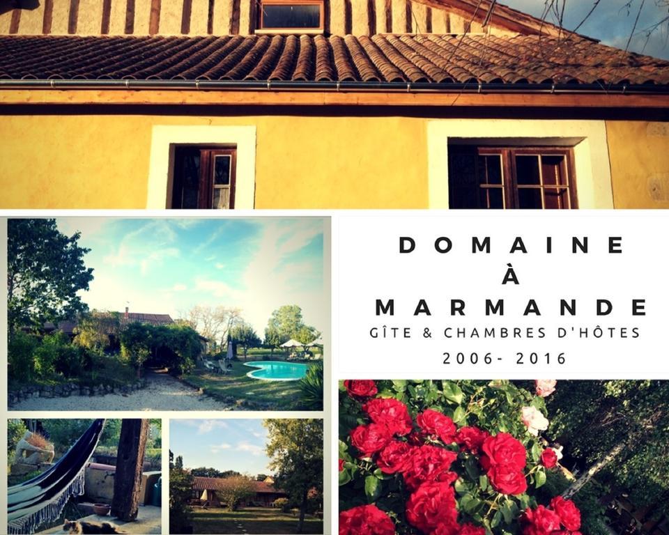 Bed and Breakfast Domaine A Marmande Berdoues Exteriér fotografie